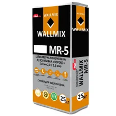 WALLMIX MR-5 Декоративная штукатурка "Короед" белая 2,0 мм, 25 кг WALLMIX MR-5 Декоративная штукатурка "Короед" белая 2,0 мм, 25 кг